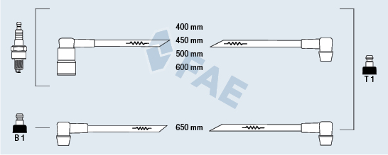 JGO CABLES DE BUJIAS 83190