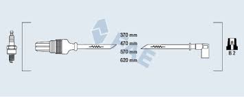 JGO DE CABLES BUJIA 85150